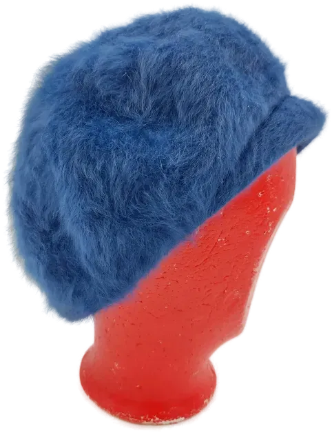 Kunstpelzmütze 'Kangol Design', blau  - Bild 1