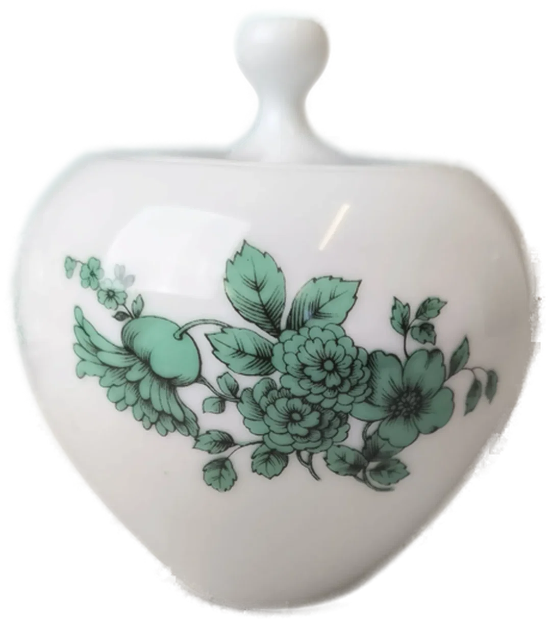 Thomas, Kaffeeset 4-tlg "Grüne Blume", 50er, Vintage – Bild 3
