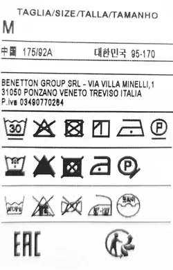 United Colors of Benetton Herrenblazer gemustert Gr. M – Vorschau 4