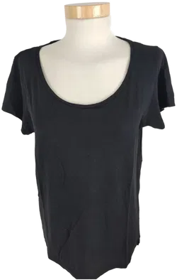 Pull & Bear Damen T-Shirt, kurzarm, schwarz, Größe M - Bild 1
