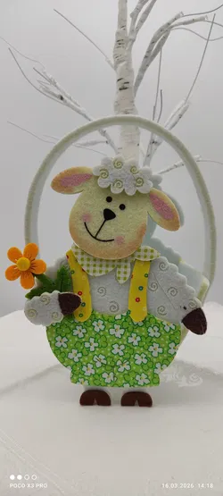 Filz-Körbchen Schaf | Oster-Schatz - Bild 1