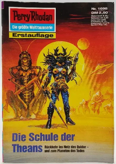  Romanheft Perry Rhodan Die Schule der Theans Erstauflage Nr.1698 - Bild 2