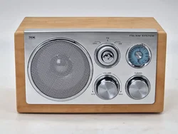 TCM Retro Tischradio / FM-AM Radio (Modell 218079) - Braun / Silber – Vorschau 3