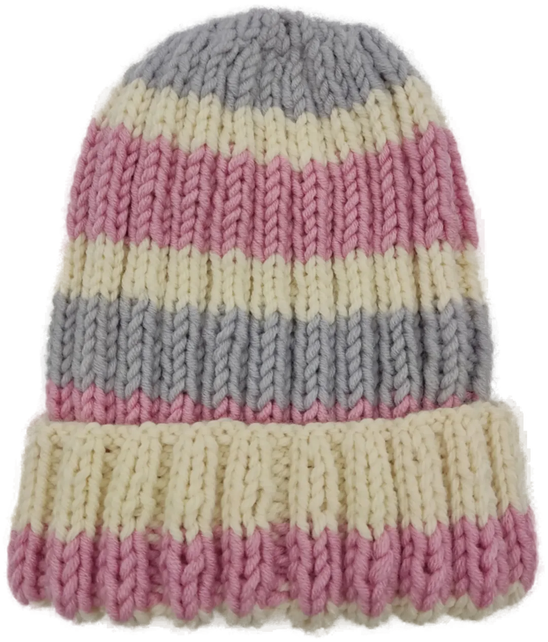 Gestrickte Mütze mehrfarbig - Bild 1