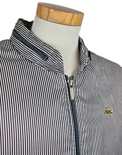 LACOSTE Vintage Herren Jacke, marine/weiß - Gr. L - Made in France  - Bild 4