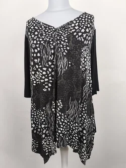Janina curved, Longshirt, Gr.50