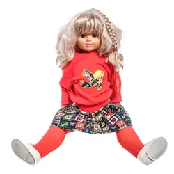 EFFE Puppe ca. 80 cm mit Schallplatten - Bild 4