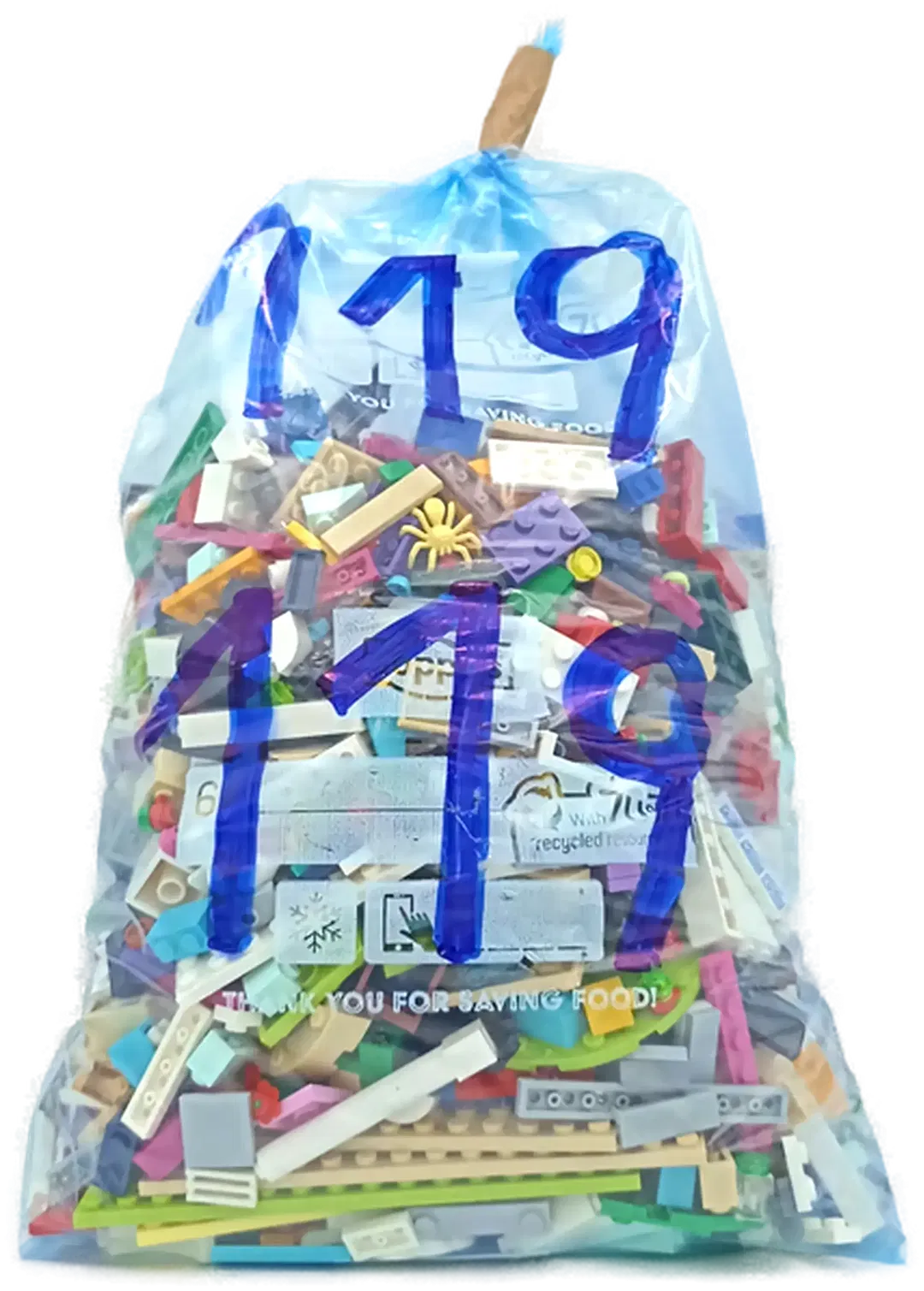 1,5 Kilo Lego Steine gemischt - Bild 1