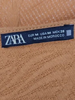 ZARA Damen Midikleid, braun - Gr. M - Bild 4