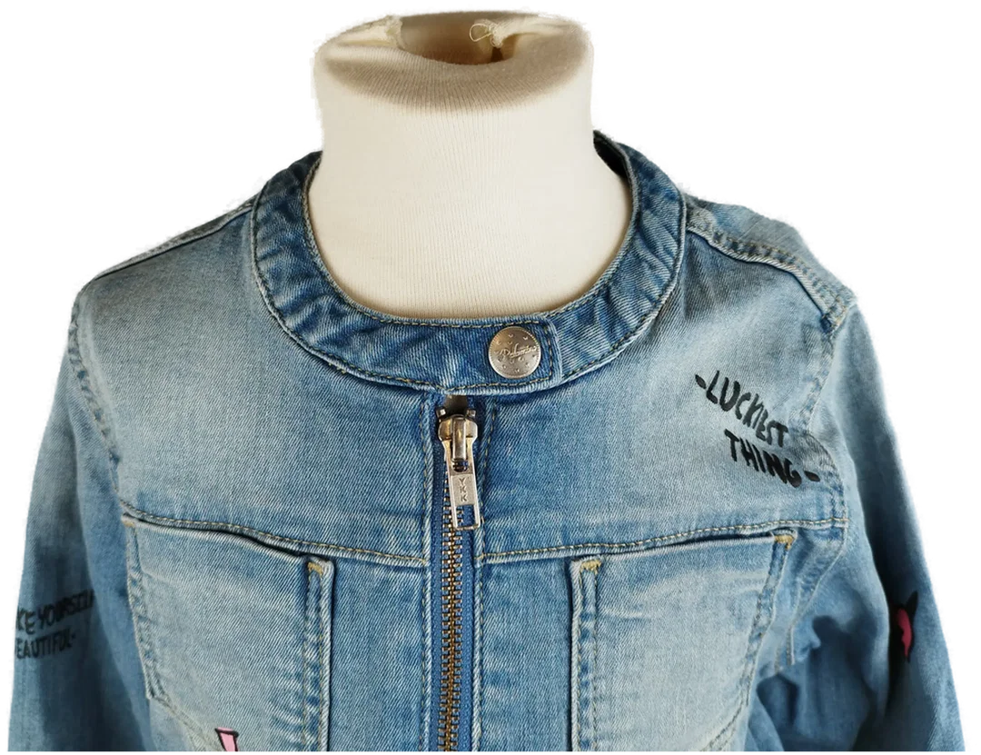 C&A Girls Jeans Jeansjacke - Gr. 122 / 98% Baumwolle – Bild 4
