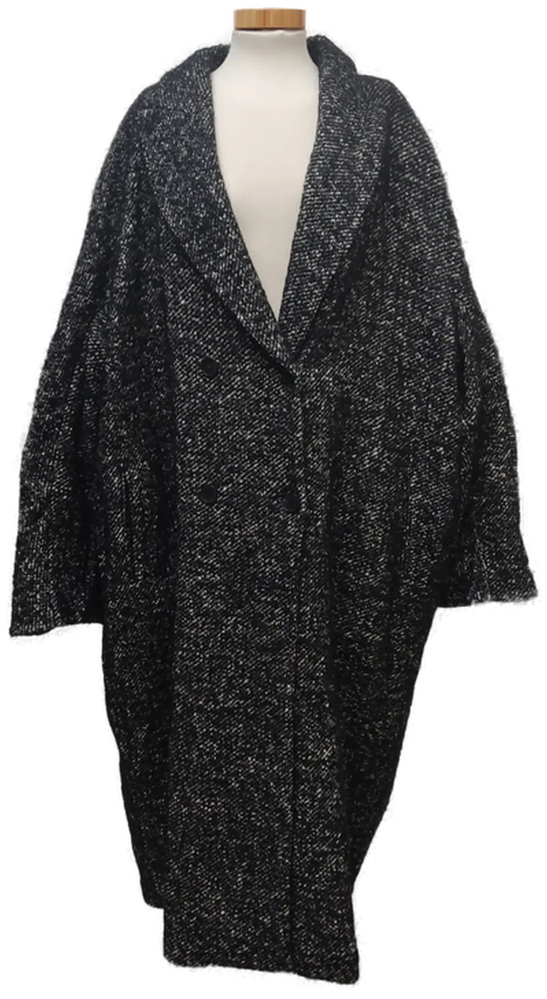 Marina Rinaldi Mantel grau/meliert in Größe 52 - mit Originaletikett - Bild 4