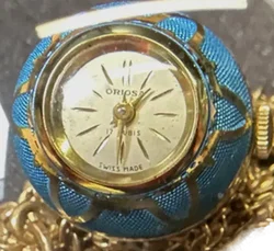 Vintage Oriosa Swiss Made Uhr/Halskette – Vorschau 2
