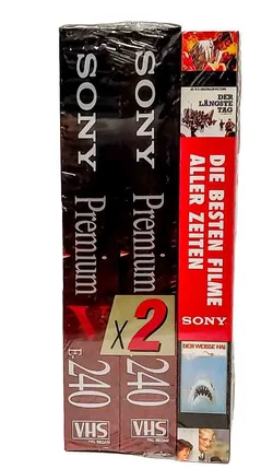 Sony Premium VHS-Set mit „Die besten Filme aller Zeiten“ Buch – Retro-Kino pur – Vorschau 2