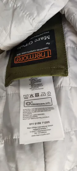 Marc O'Polo Damenparka mit Webpelz in olivgrün, Größe 36 - Bild 5