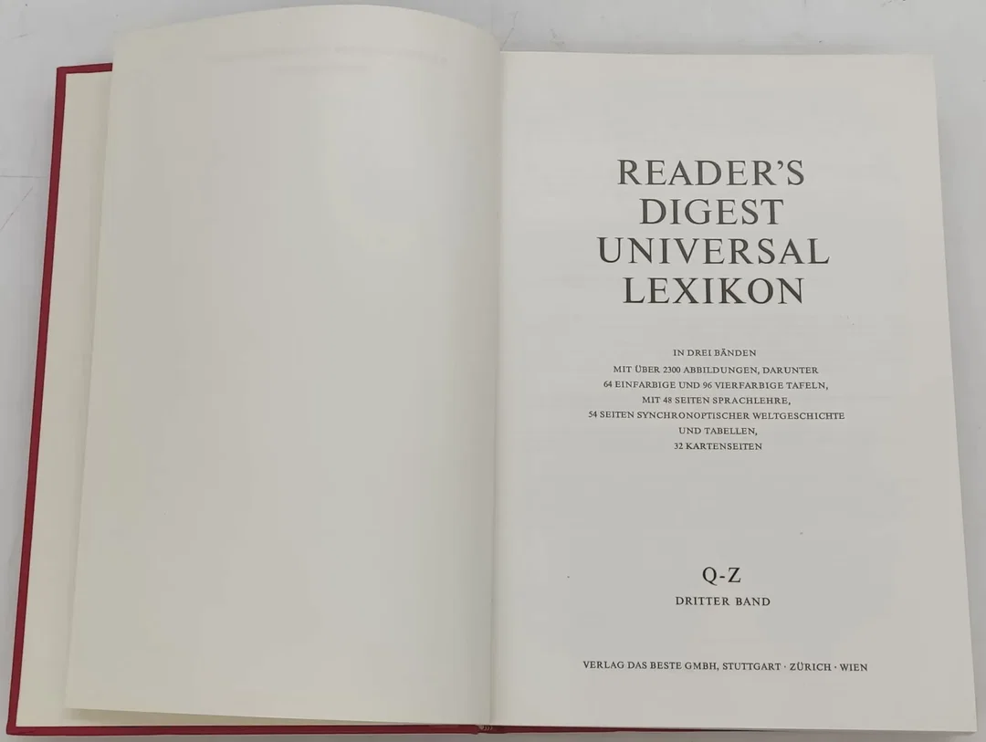 Buch Readers Digest Universal-Lexikon Band 1 bis 3 – Bild 8
