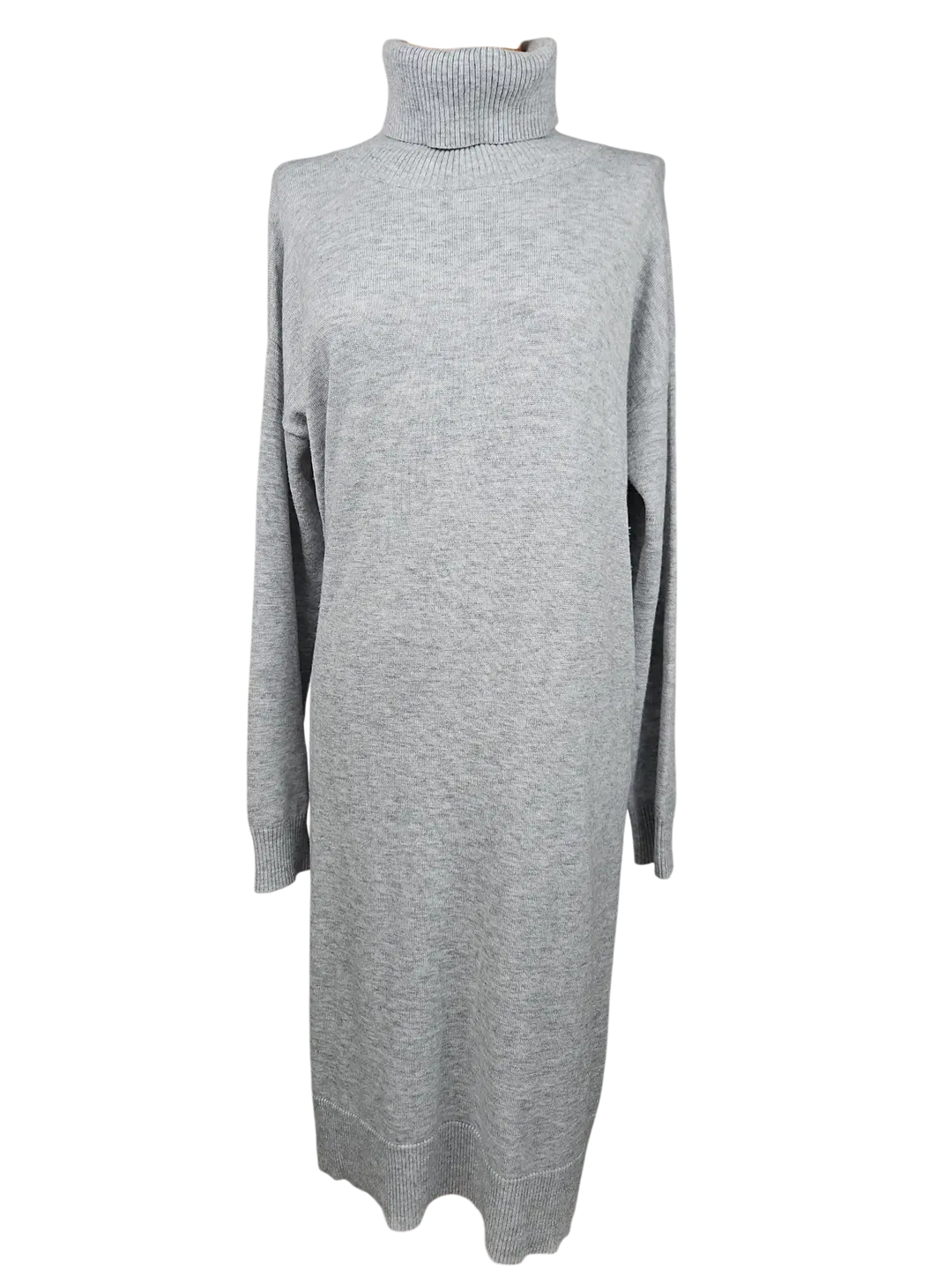 Lawrence Gray Damen Rollkragenkleid, grau - Gr. M - Bild 4