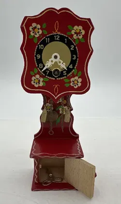 Vintage Miniatur-Pendeluhr Puppenhaus - Bild 2