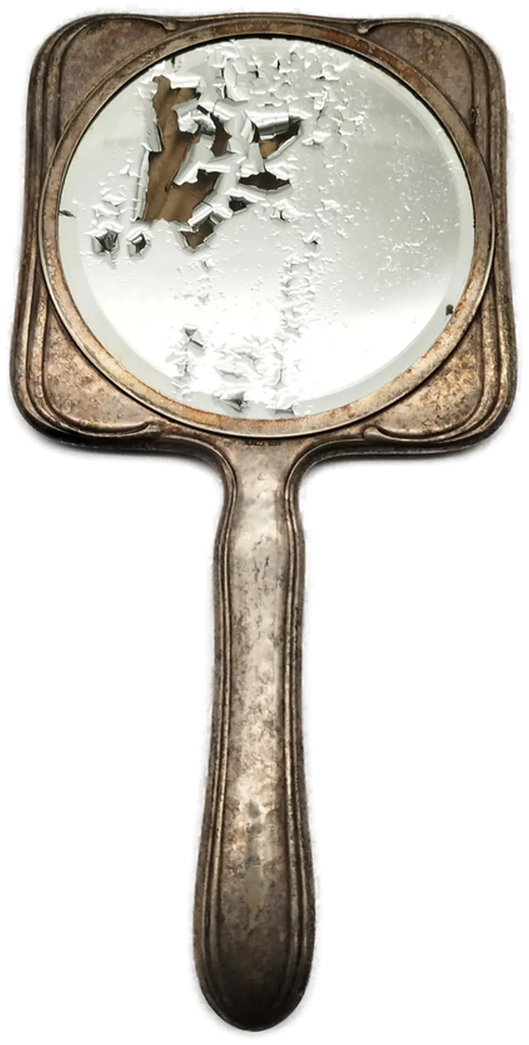 Handspiegel Alpacca-Silber | Einmaliges Unikat - Bild 4