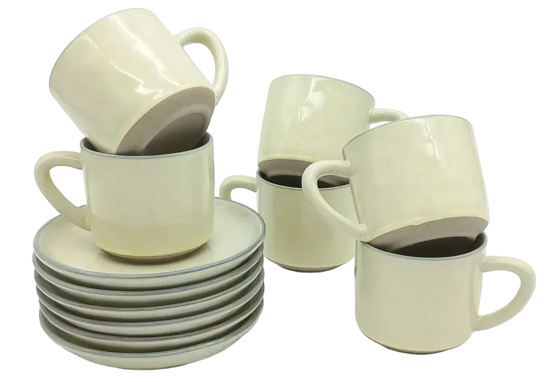 Keramik Tassen Set - 6 Stück  - Bild 4