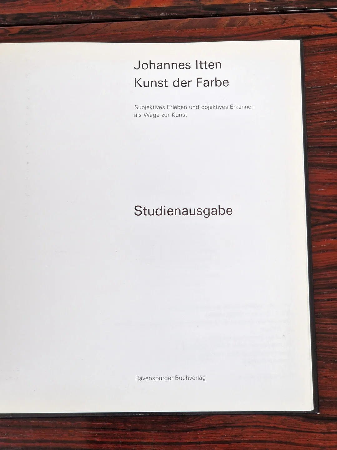 Kunst der Farbe - Studienausgabe - Johannes Itten - E. A. Seemann – Bild 3