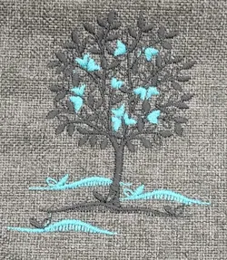 Rucksack Rolltop mit Stickereien   - Bild 3