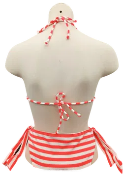 Skiny Triangel-Bikini neon pink/weiß gestreift Gr. 40 - Bild 2