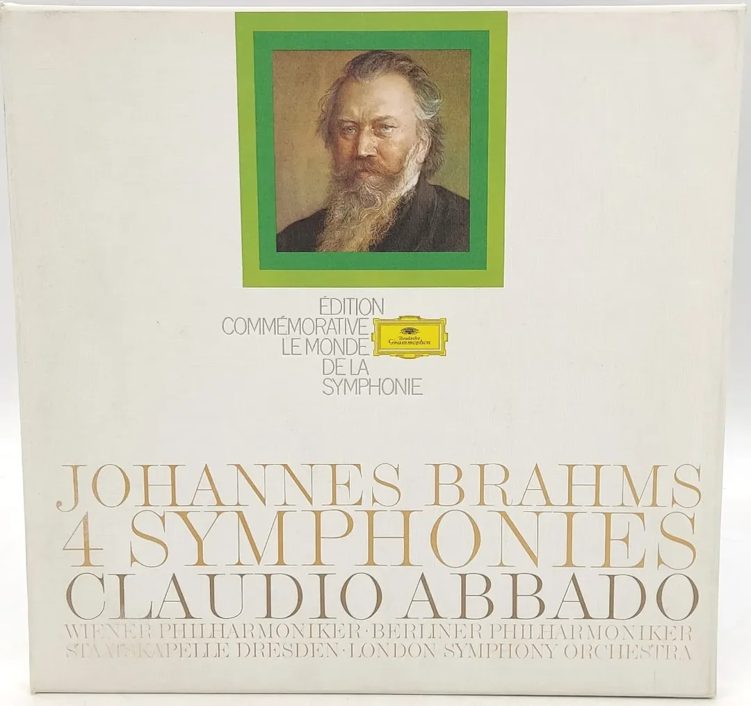 Vinyl 4 Stück Schallplatten Claudio Annado dirigiert Johannes Brahms 4 Symphonies - Bild 1