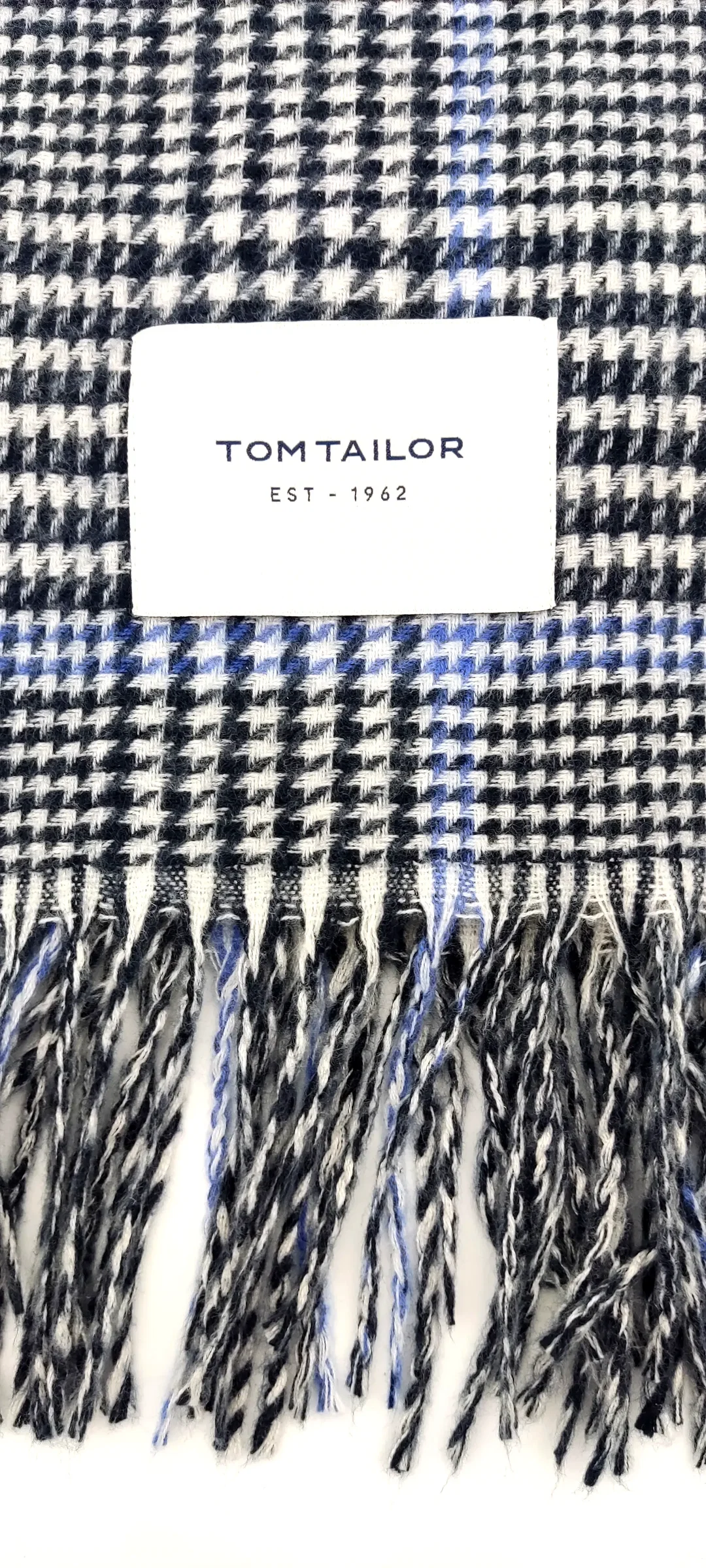 Tom Tailor Damen Stola mit Fransen mehrfarbig kariert – Bild 4