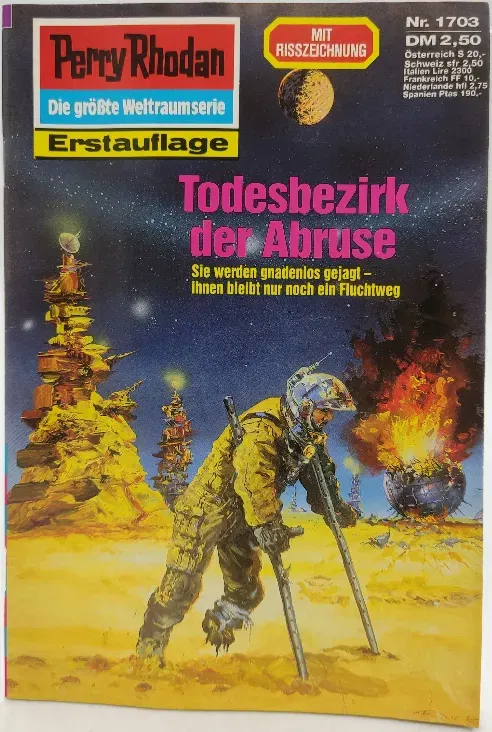 Romanheft Perry Rhodan Todesbezirk der Abruse Erstauflage Nr.1703 - Bild 1