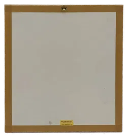 Besticktes Bild / Heiligenbild mit Bilderrahmen in Schwarz, 33x36cm - Bild 2