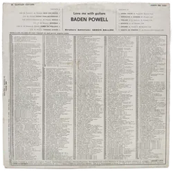 Vinyl LP - Baden Powell - Love me with guitars  - Bild 2