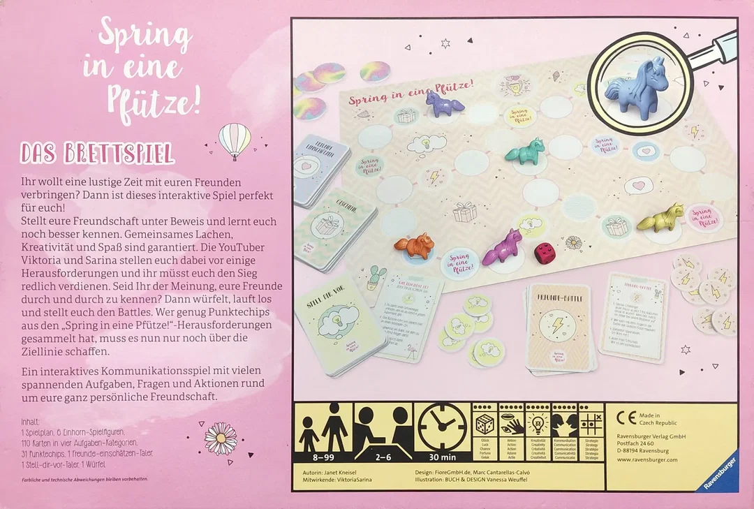 Spring in eine Pfütze - Das Brettspiel - Ravensburger – Bild 2