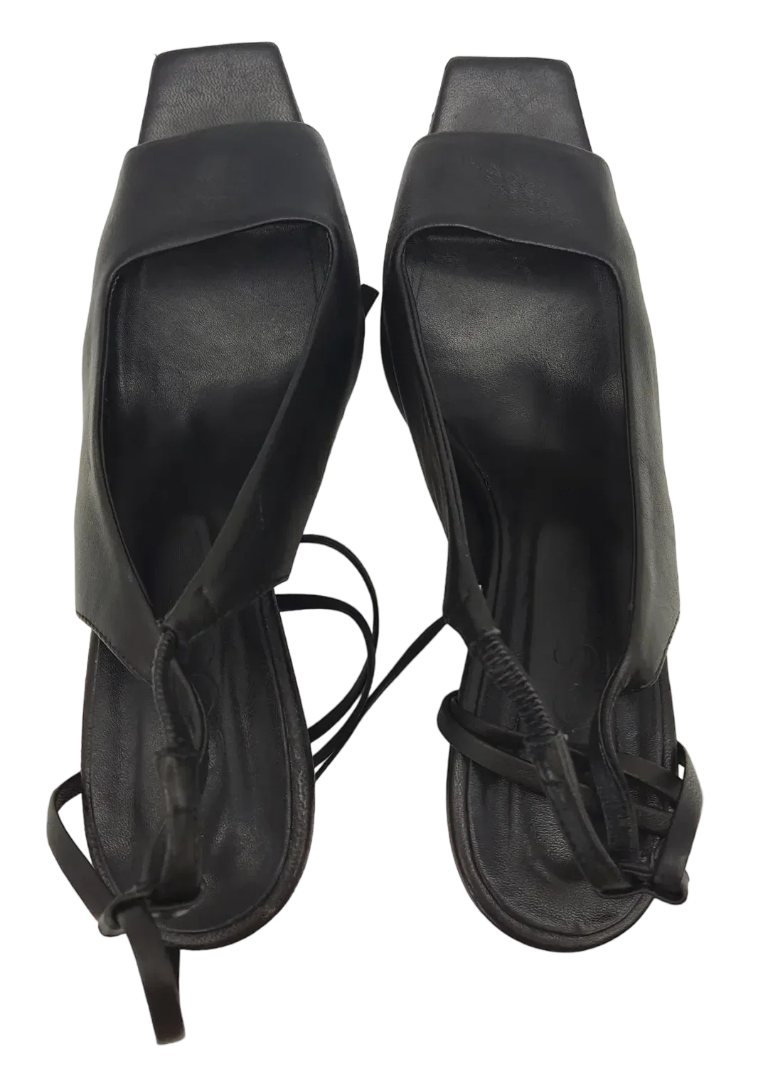 COS Damen Schnürsandalen, schwarz - Gr. 40 – Bild 3