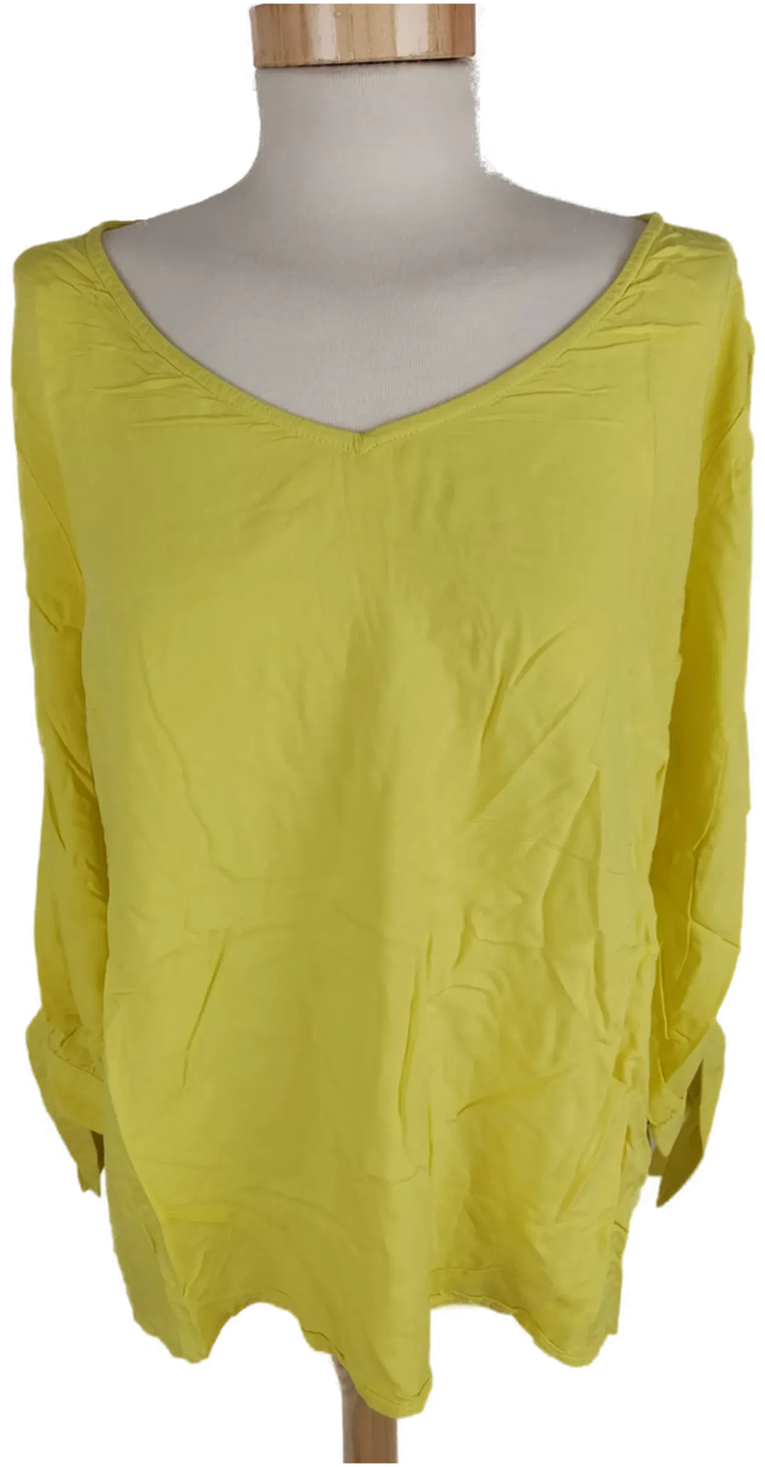 CECIL Damen Shirt in Gelb, XL, V-Ausschnitt, 3/4 Arm - Bild 1