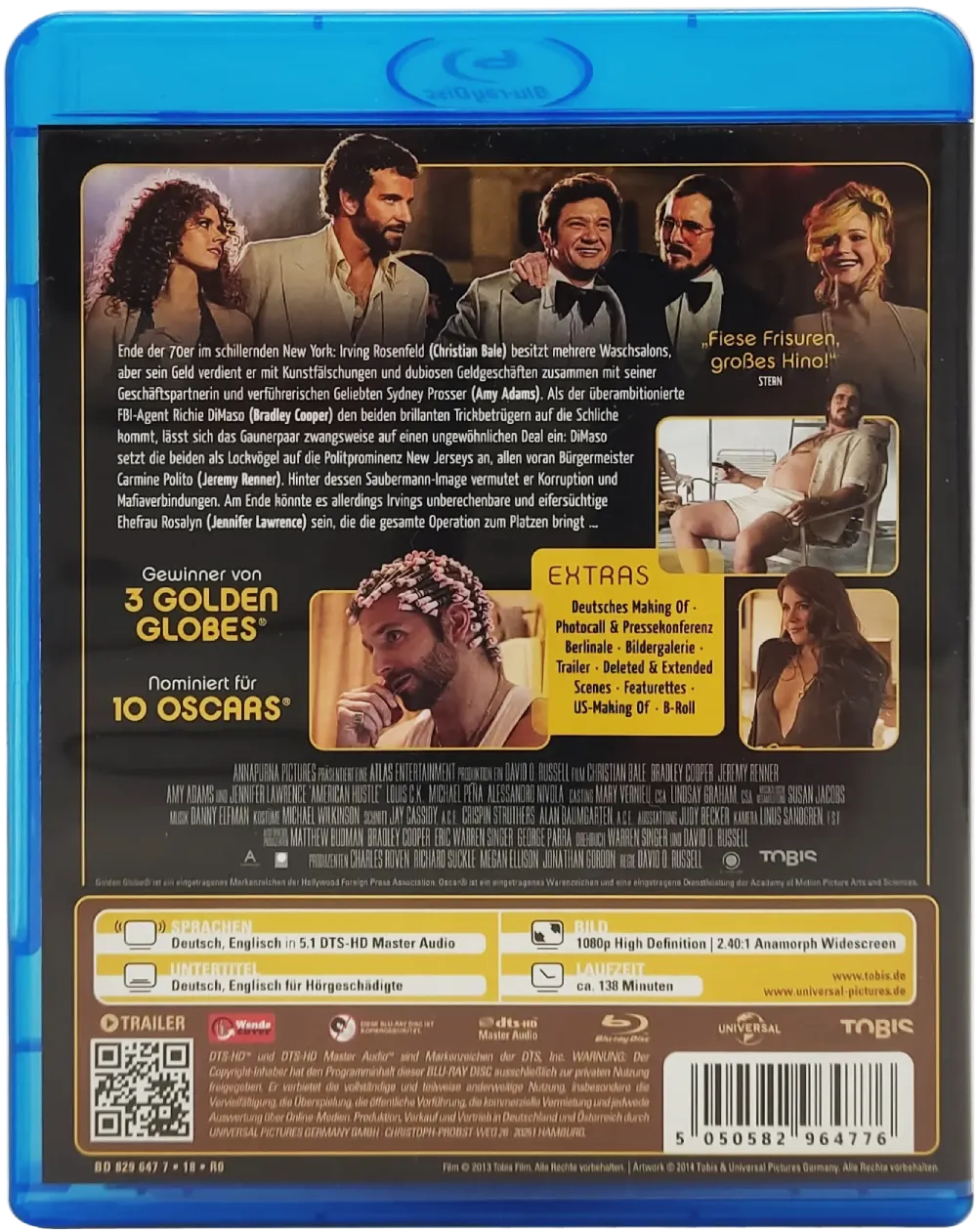 Blu-Ray "American Hustle" mit Jennifer Lawrence und Amy Adams – Bild 2