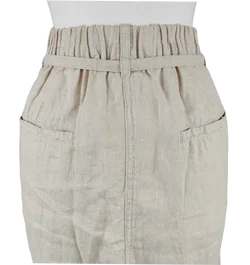 Marc O'Polo Damen Leinenrock, beige - Gr. M - Bild 3