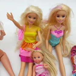 Barbiepuppenset 5-teilig mit Zubehör - Bild 2