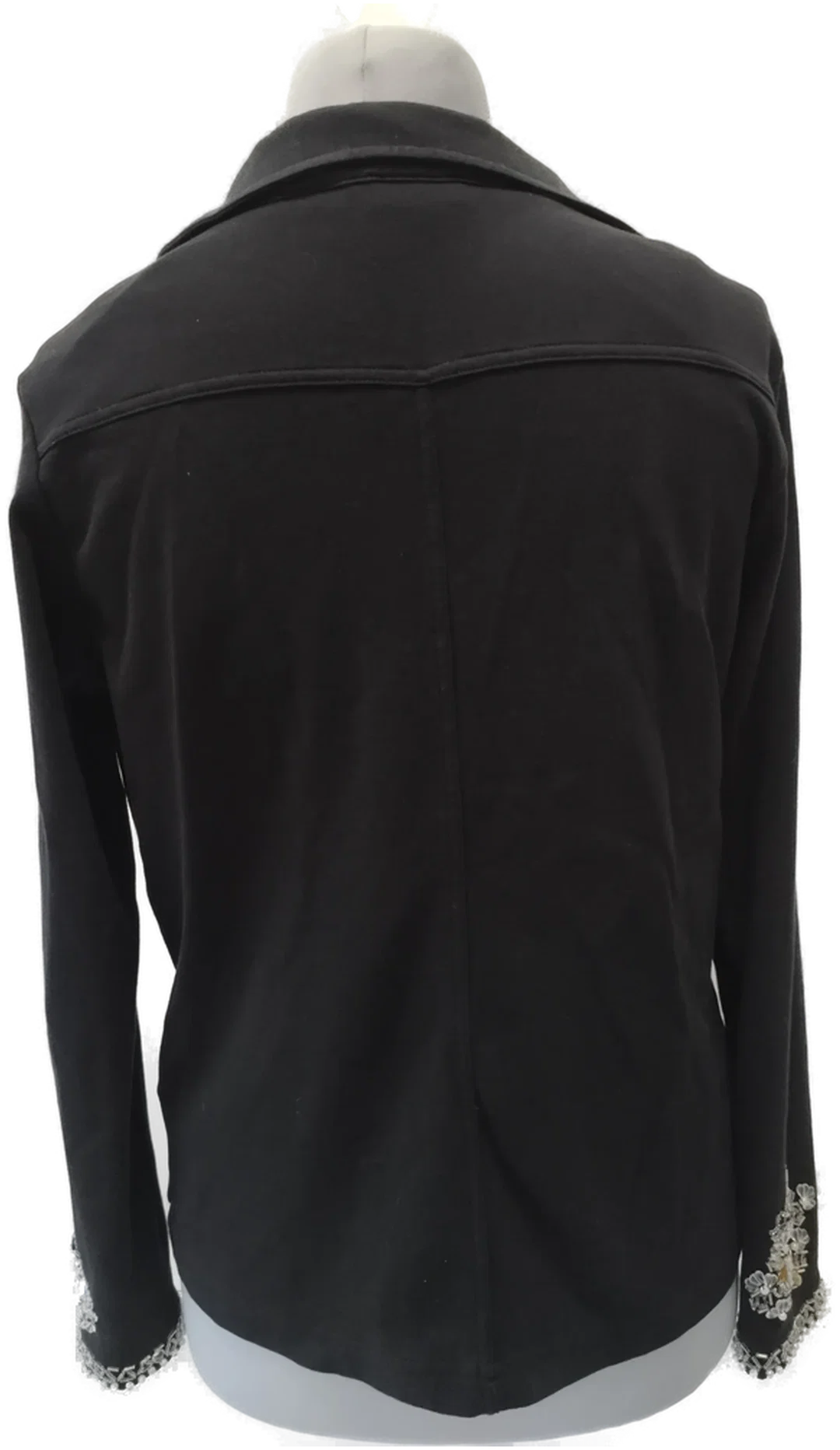 Heine, Perlentop und Jacke, Damen, Gr. 42, Zweiteiler, schwarz – Bild 4