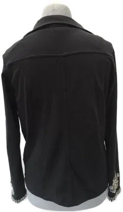 Heine, Perlentop und Jacke, Damen, Gr. 42, Zweiteiler, schwarz - Bild 4