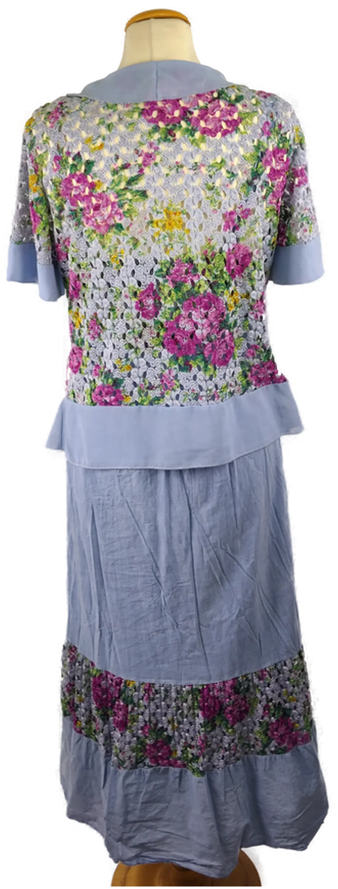 Maxikleid Sonstige Geblümt Baumwolle | Sommerabend-Traum – Bild 4
