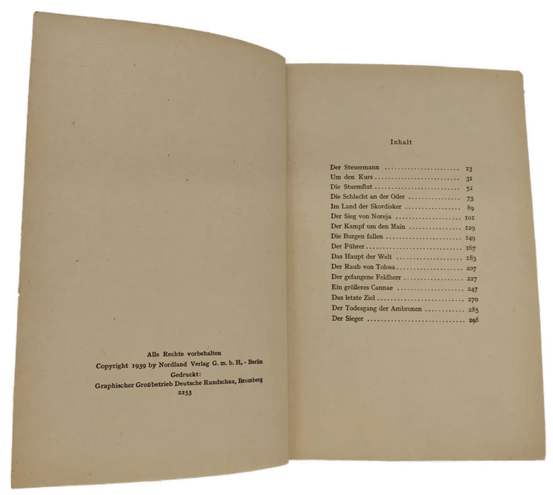 Buch "Herzog Bojo" von Kurt Pastenaci 1939 – Bild 5