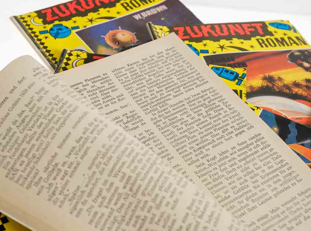 Vintage Pulp Fiction: SF: Zukunft-Roman – 6 Hefte (Oase Verlag) Nr. 6, 7, 13, 14, 15, 19 – Bild 3