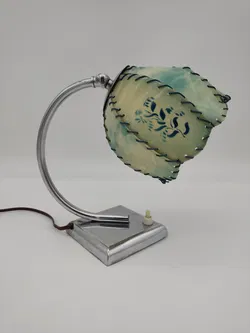 Kleine Art Deco Nachttischlampe - Bild 1