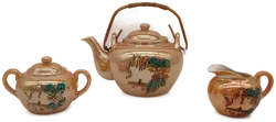 Chinesisches Kaffeegeschirr Sonstige Gold | Orientalischer Glanz – Vorschau 2
