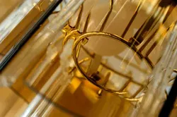 EGLO Hängeleuchte 70er Jahre – Rauchglas – Vintage Pendelleuchte, Mid-Century Design (1Stk Röhrenglas fehlt) - Bild 3