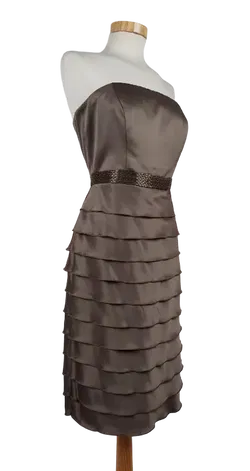 Mariposa Damen Bustierkleid taupe - Gr. M  - Bild 2