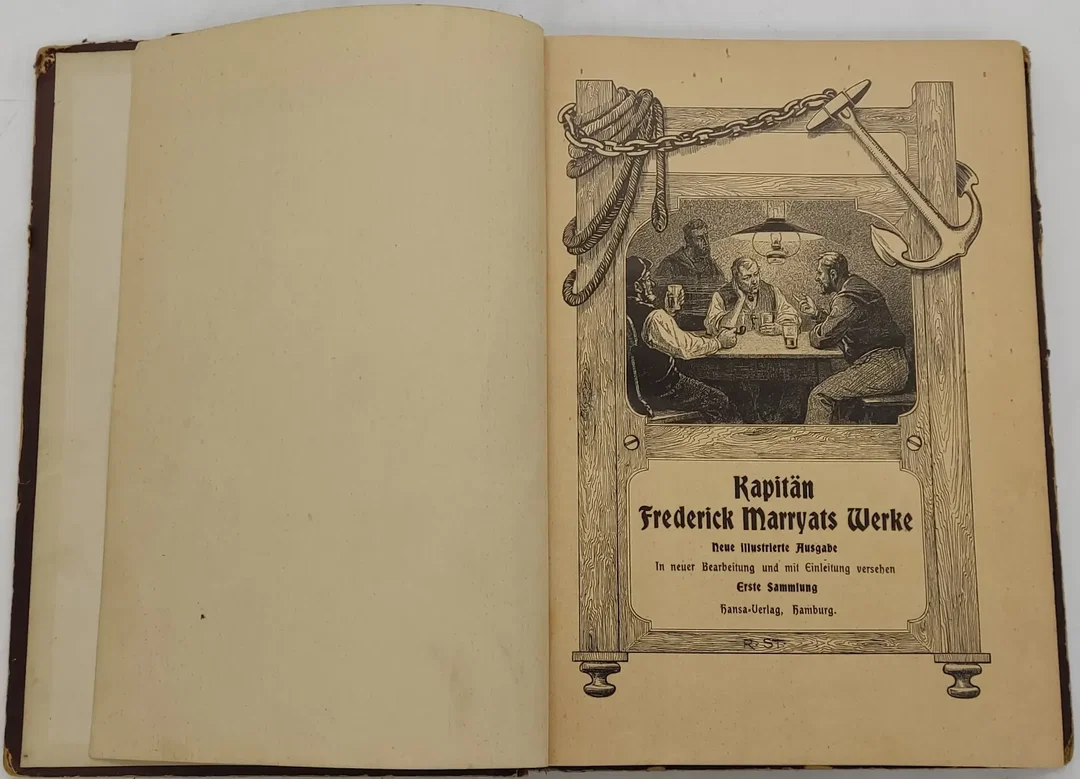 Buch "Kapt. Marryats Werke " Neue illustrierte Augabe von 1910 – Bild 3