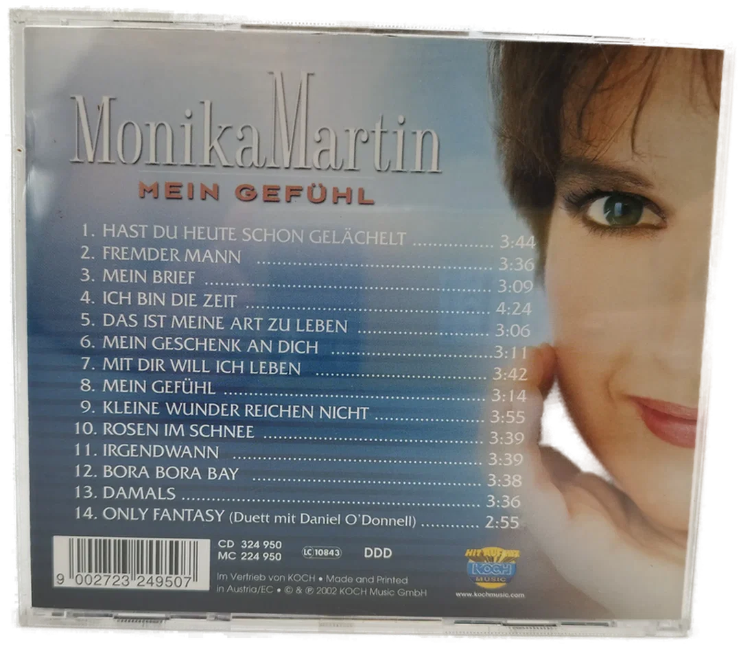 Signierte Monika Martin CD - Mein Gefühl – Bild 2