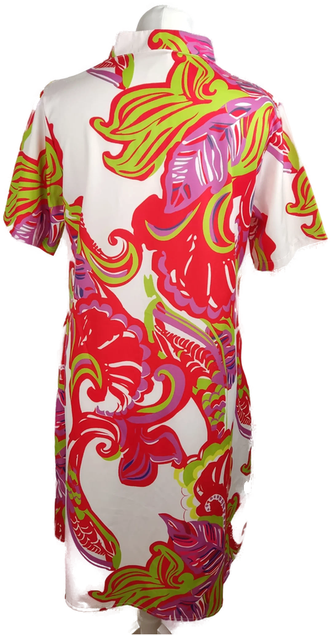 Damen-Midikleid S/36 mit buntem Blumenprint | Sommerlaune – Bild 3
