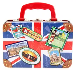 London Kinderkoffer aus Metall | Union Jack Design | Retro Blechkoffer - Bild 2